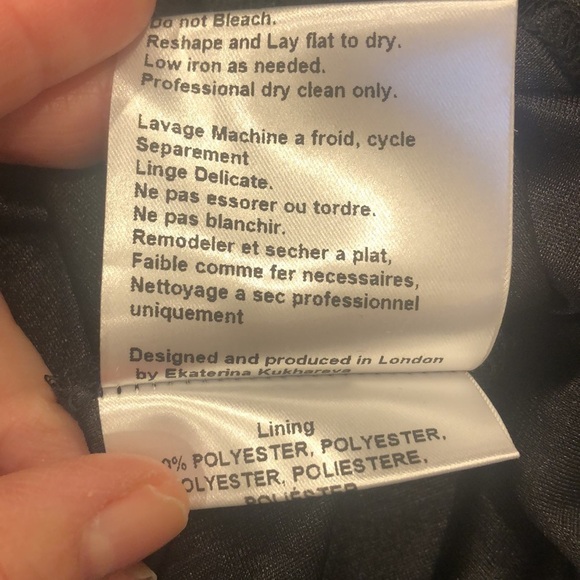 KUKHAREVA LONDON Black Lace Sandy Top - Picture 8 of 8